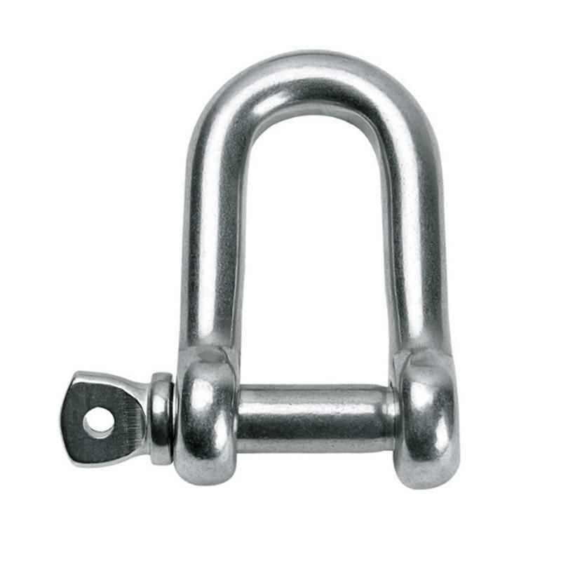 304 Stainless Steel D-Type Safety Shackle U-Type Safe and Reliable Lifting Clip Shackle Tool