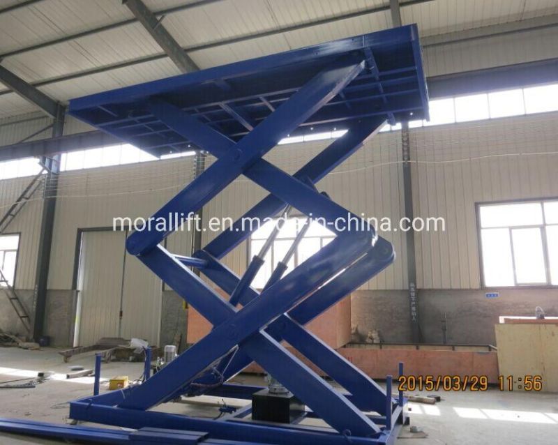 3000kg Capacity Stationary Hydraulic Scissor Mini Lift