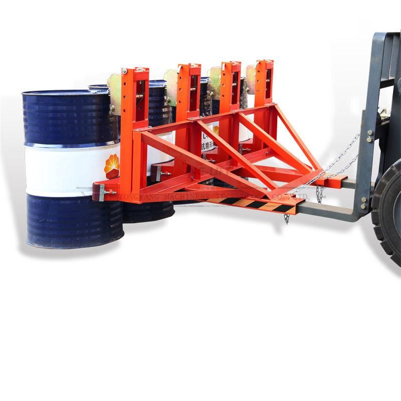 Dg2000A Single Grip Head Type Gator Grip Forklift Drum Grab Load Capacity 500*4kg