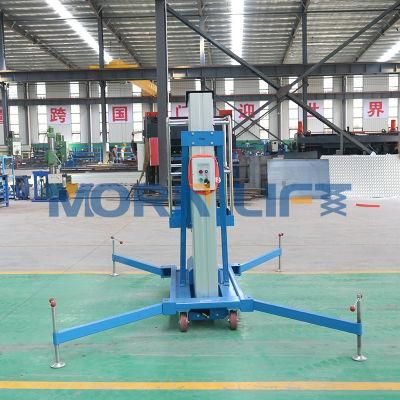 Man Lift Platform Single Mast Liter