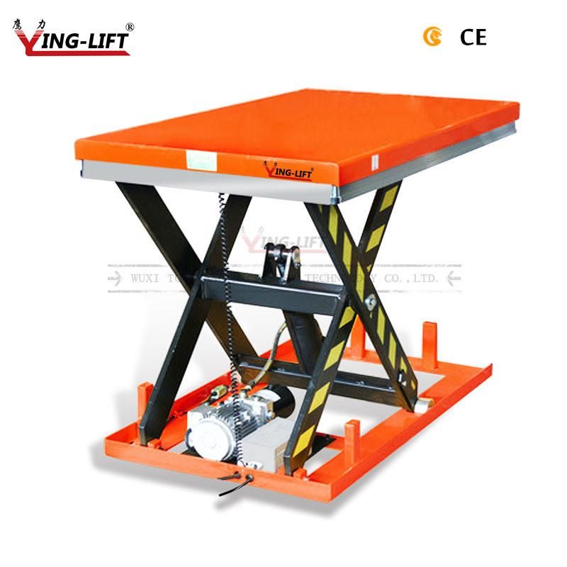 Factory Heavy Duty Stationary Electric Scissor Lift Table/CE ISO Approved Hydraulc Lift Machine Electirc Customized Sicssor (YLF Series) Lift Table