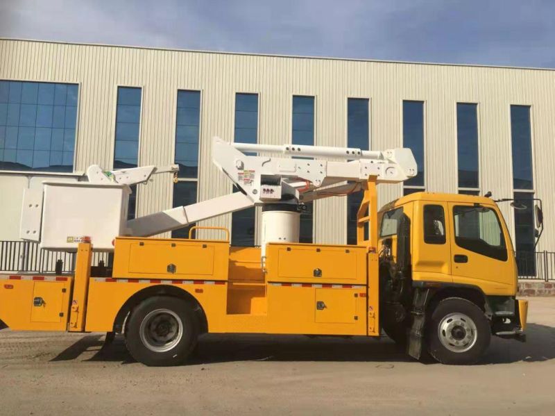 Awp Mobile Truck Mounted Car Lift Table Cherry Picker 17m