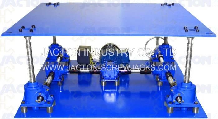 Videos for How Does a Screw Jack Lifting System Work? Worm Gear Screw Jacks Lifting Platform Videos for Customers Orders