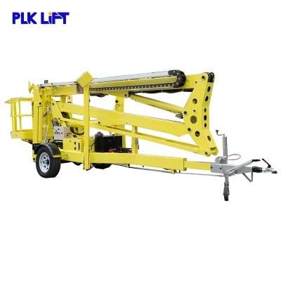 China Famous Brand Tow Behind Trailer Boom Lift for Sale