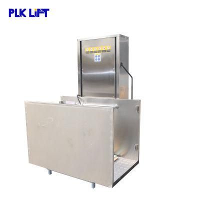 Staircase Side Vertical Hydraulic Wheelchair Lift for The Disabled