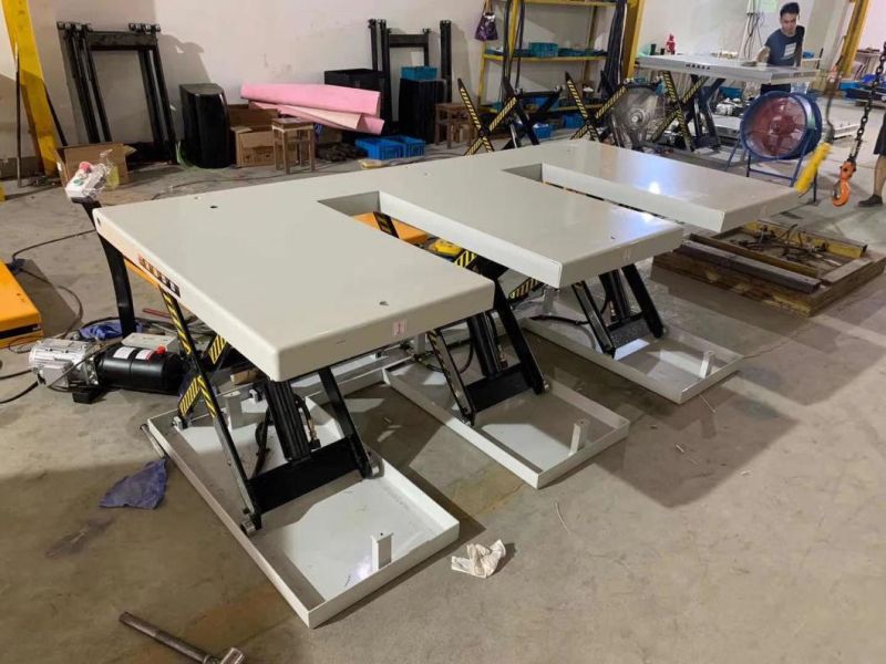 Factory Customized Heavy Duty E-Shape Lift Tables with European Standard