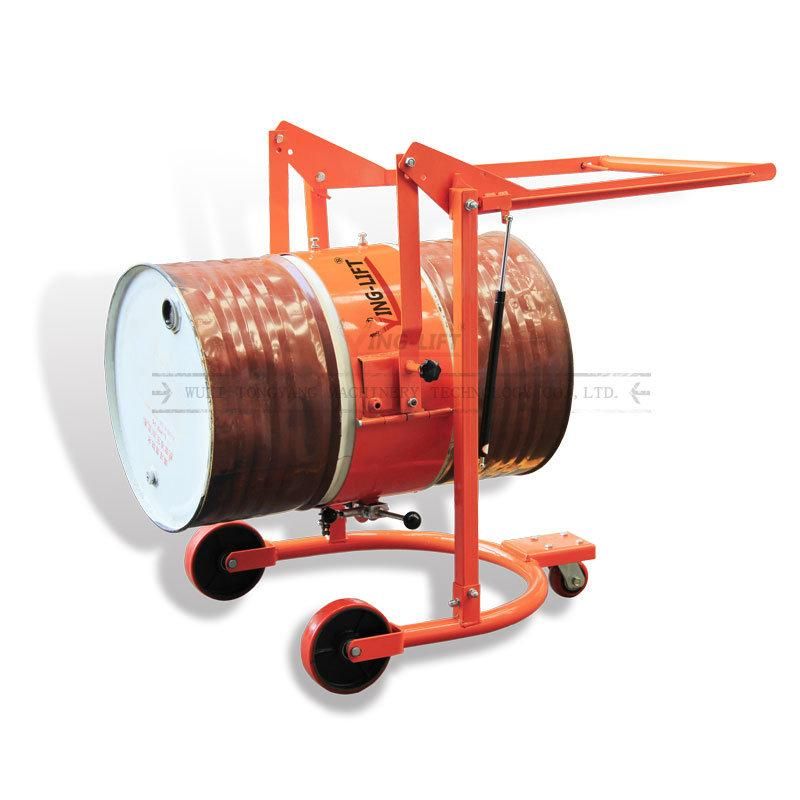 55 Gallon China Manulal Oil Mobile Drum Carrier Drum Dolly Drum Trolley with Tilter