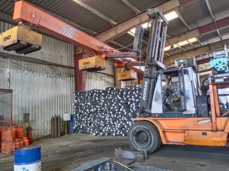 Lifting Magnet of Rebar for Forklift in Steel Field