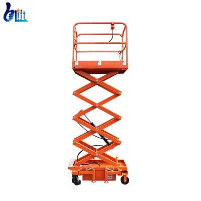 Low Level Access Manual Small Mini Semi Electric Platform Lifter
