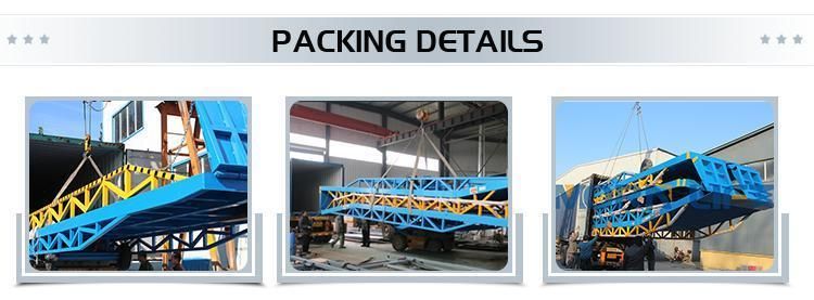 CE Approved Moving Morn CE, ISO Hydraulic Mobile Loading Container Unloading Ramp