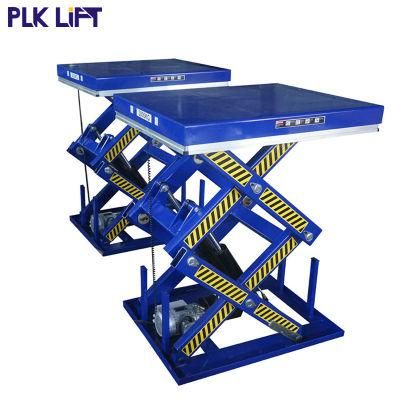 1000kg Warehouse Workshop Hydraulic Lift Table Material Hoist Lift