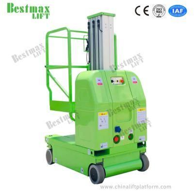 Mg750-1s Single Mast Full Electric Vertical Lift with Ce Certificate