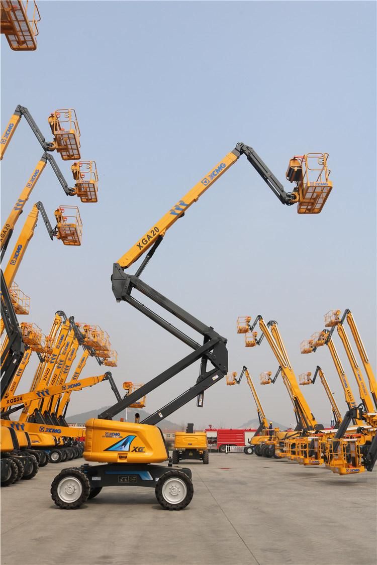 XCMG Official Xga20 20m Hydraulic Self Propelled Articulating Towable Boom Lift for Sale