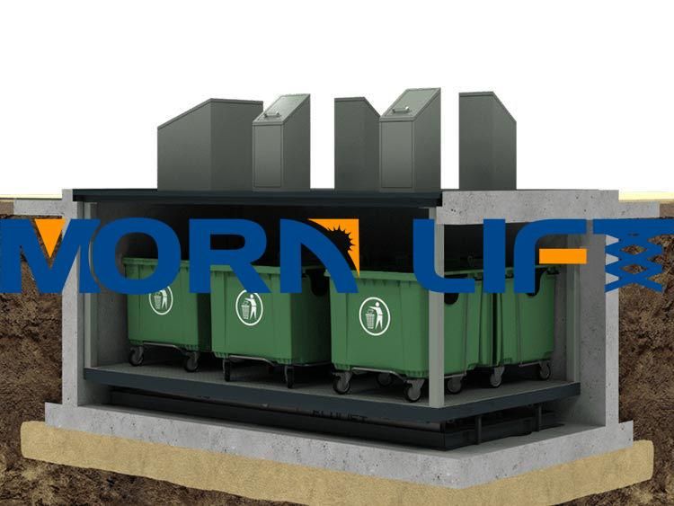 Morn Customized Underground Car Scissor Lift Underground Double Car Lift Underground Garage Lift