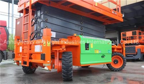 CE Approved Self Propelled Scissor Man Lift Jcpt1418DC Mobile Lifting Platform Price