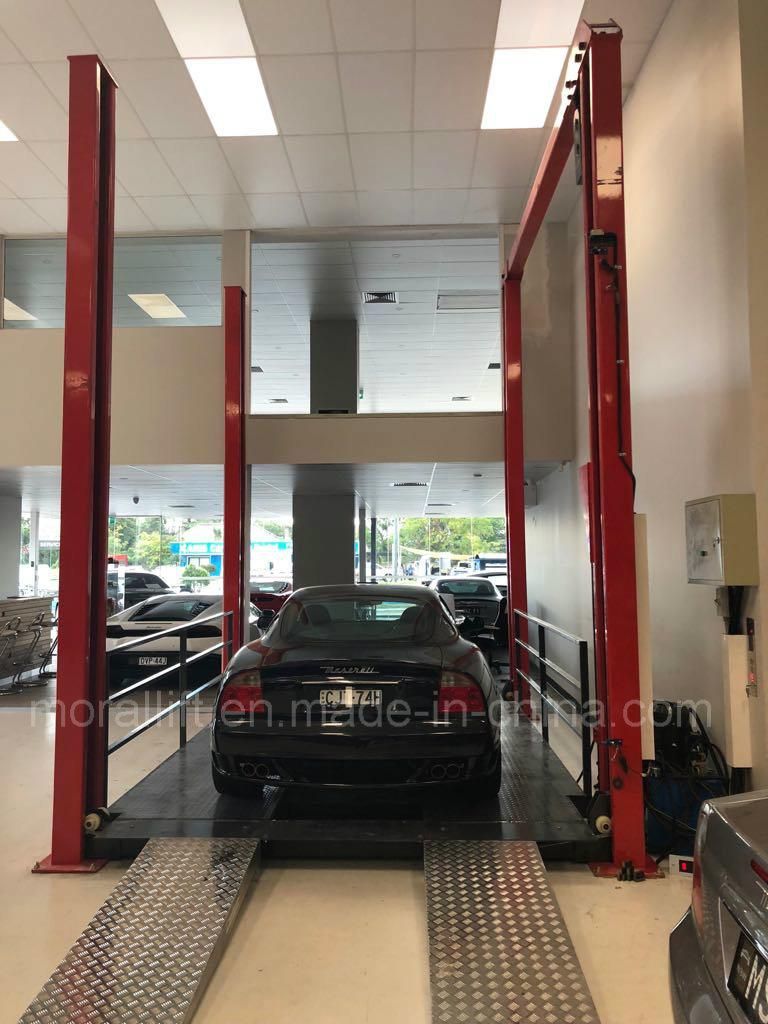 4 Guide Rails Vertical Car Parking Lift with CE