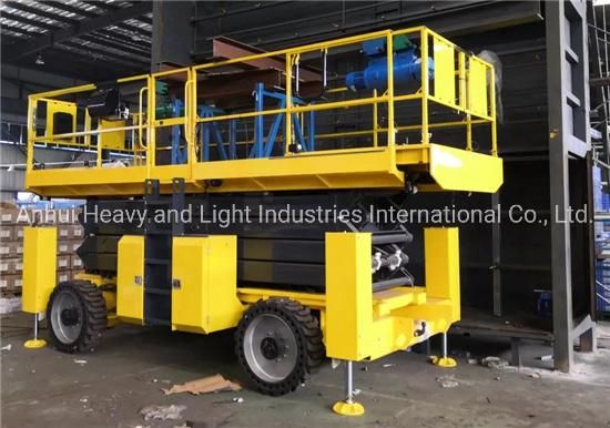 Sunward Cross Country Scissor Type Aerial Working Platform Swsl1623rt for Sale