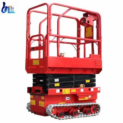 6m to 14m EU Mini Crawler Self Propelled Scissor Hydraulic Small Lift
