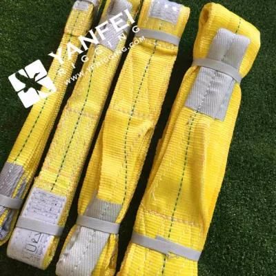 ASME B30.9 3ton Yellow 5: 1 Polyester Webbing Sling