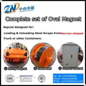 High Working Frequency Td-75% Scrap Iron Lifting Magnet for Narrow Space Operation MW61
