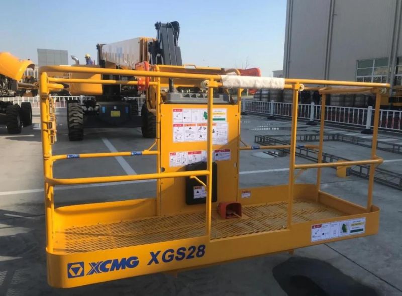 XCMG 30m Mobile Elevated Aerial Work Platform Xgs34 Self-Propelled Telescopic Boom Lift for Sale