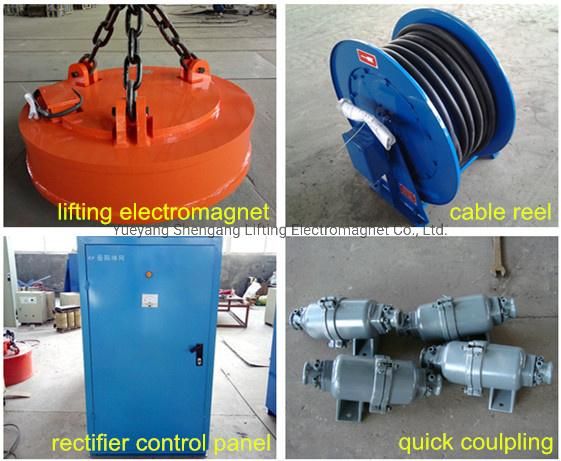 MW03 Round Type Electro Lifting Magnet for Lifting Slab