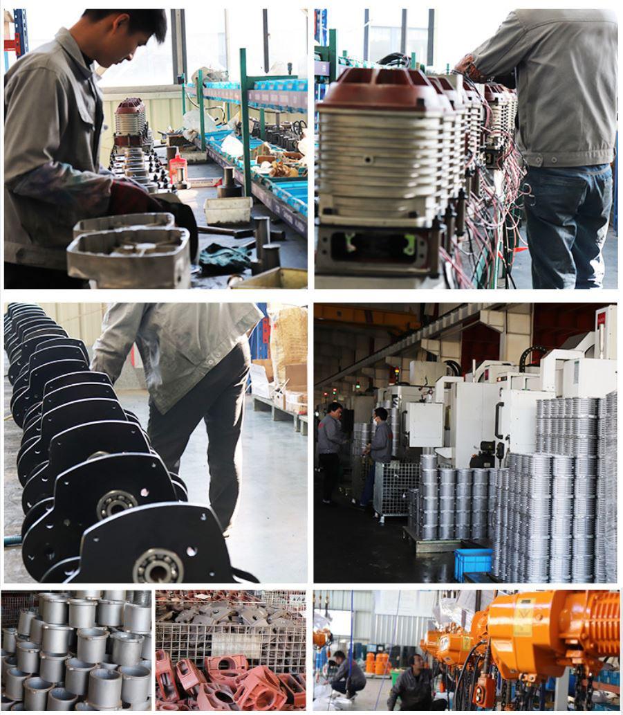 Hot Sales 1ton Fixed Electric Block Chain Hoist