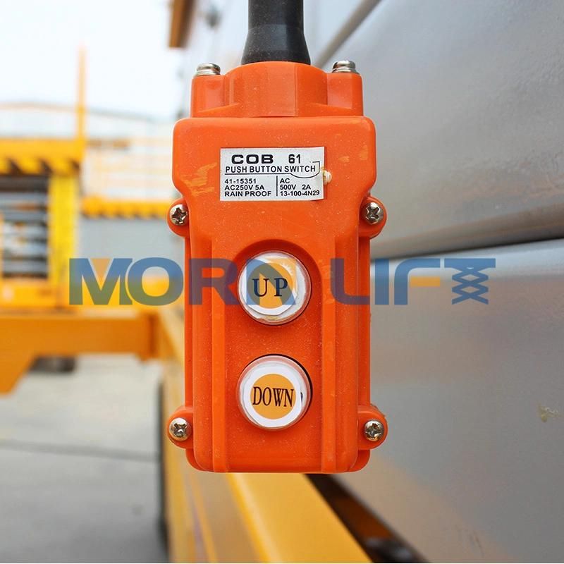 18m Working Height Aerial Work Platform Mobile Scissor Lift