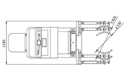 Drum Lift Diesel Power Forklift Handing Machine Lifter