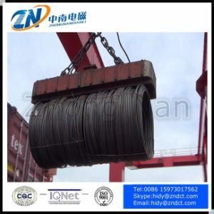 Lifting Magnet for Transporting Coiled Bar or High Speed Wire Installed on Crane MW19-70072L/1