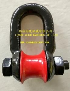Power Coated Roller Shackle Pulley for Cable 5 Ton