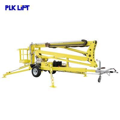 Outside Aerial Working Boom Lift Towable Platform