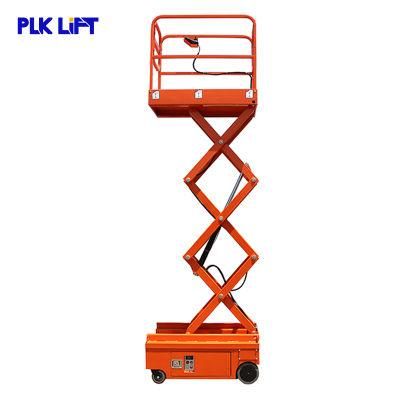 Electric Hydraulic Small Mini Scissor Lift for Indoor Aerial Work