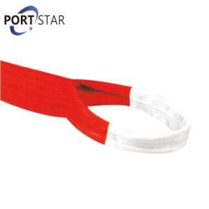 5 Tons Lifting Double Ply Polyester Flat Eye Webbing Sling