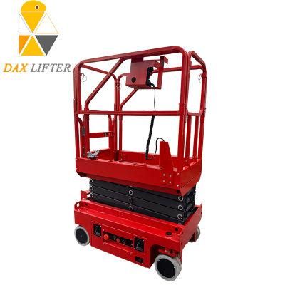 European Standard Zero Emissions Stable Mini Automotive Scissor Lift Manufacturers