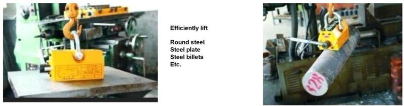 High Safety 300/600kg 1/2/3/5 Ton Lifting Magnet Permanent Magnetic Lifter for Steel Plate