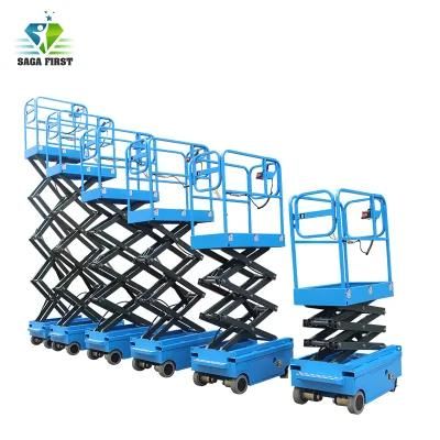 Ce Approved Small Electric Hydraulic Mobile Scissor Lift