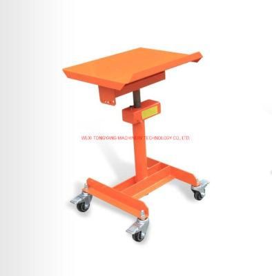 Single Mast Tilt Work Positioners Lifting Table with Wheels