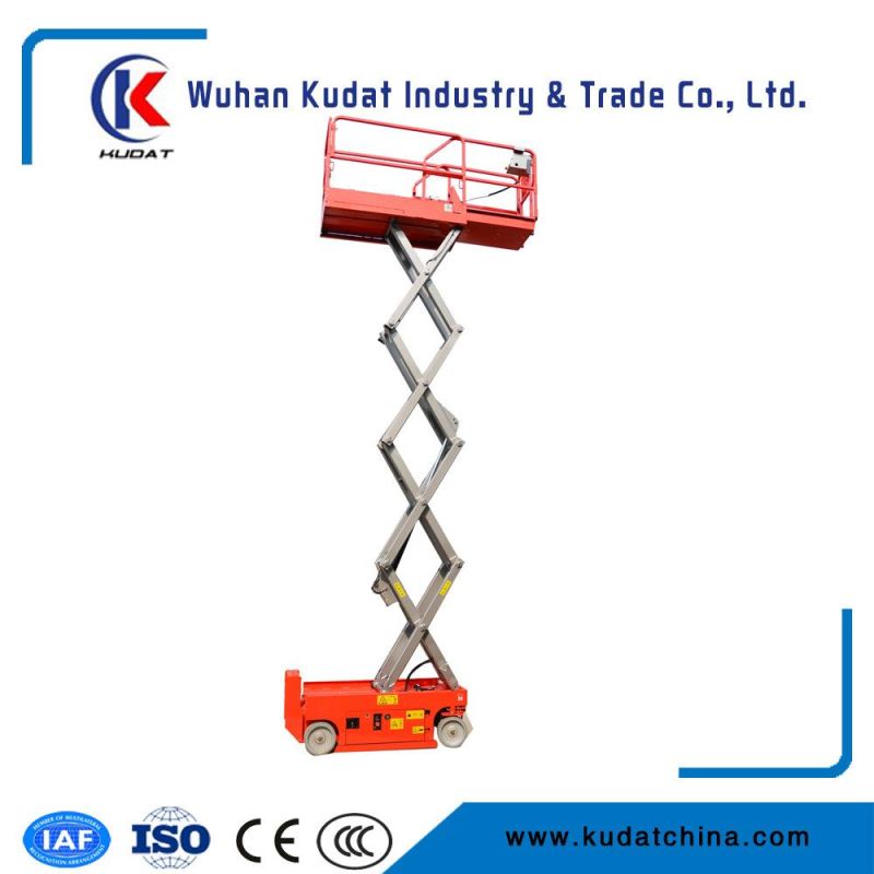 12m Lifting Height Small Self Walkie Electric Scissor Lift