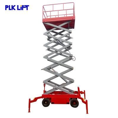 Electric Mobile Scissor Lift Scaffolding Warehouse Mobile Scissor Lift