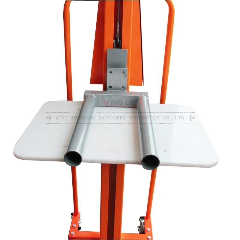 200kg Hand Operated Forklift Pallet Stacker Manual Lifter M200