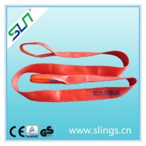 2018 5t*8m Synthetic Flat Webbing Sling with Double Eye