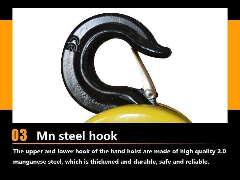 China Factory Price High Quality 5t Hsz Manual Chain Hoist