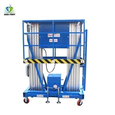 Mini Portable Vertical Electric Aluminum Lift Hydraulic Ladder Lift with Low Price