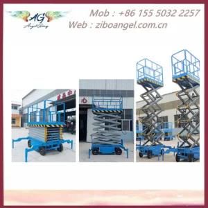 Movable Scissor Aerial Towable Lift Hydraulic Lift