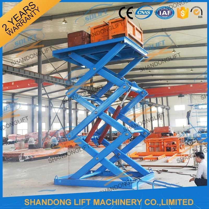 3m 3t Construction Stationary Hydraulic Lift Platforms