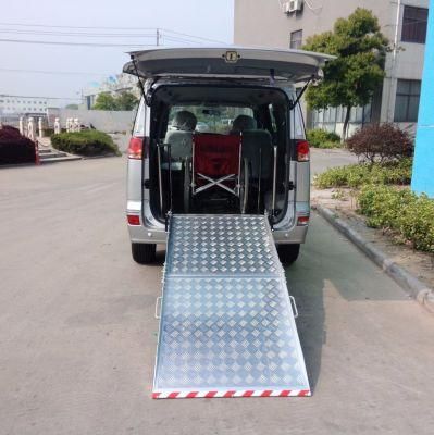 Aluminum Manual Folding Wheelchair Ramp for The Disabled (BMWR-2)