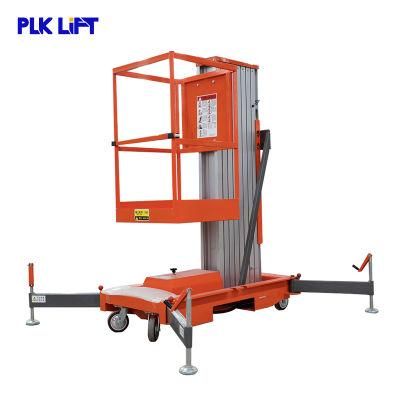 6~10m Electric Aluminum Alloy Vertical Mast Lift