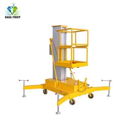 12m Mobile Electric Vertical Aerial Mast Work Platform