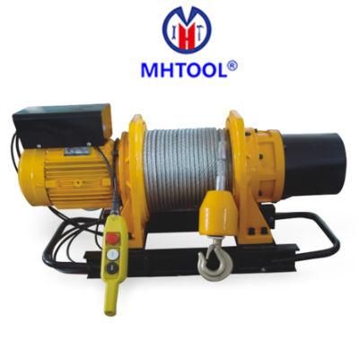 1t Fast/Slow Building Anchor Marine Electric Winch Manufacturer Factory for Lifting and Pulling by Ce Approcal